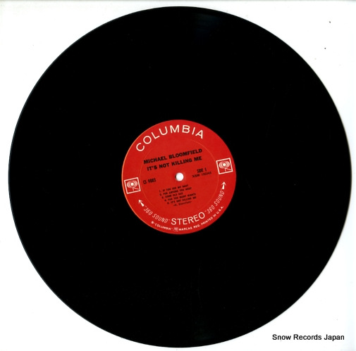 BLOOMFIELD, MICHAEL it's not killing me CS9883