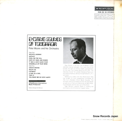 MOORE, PETE exciting sounds of tomorrow RIMZS35