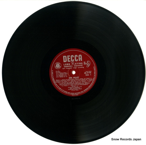 BLACK, STANLEY red velvet LK4170
