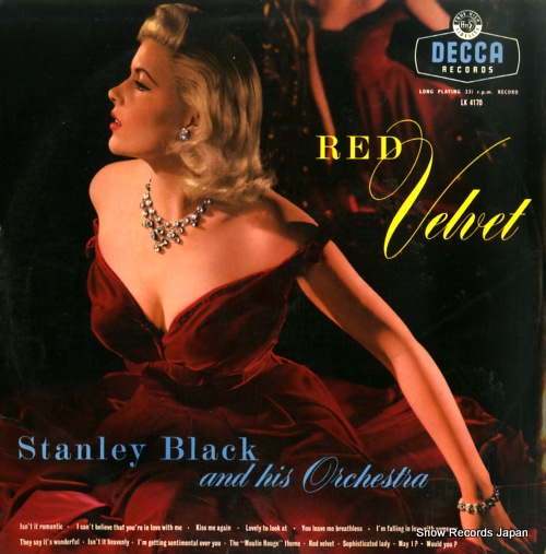 BLACK, STANLEY red velvet LK4170