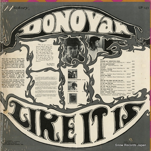 DONOVAN like it is LPS143