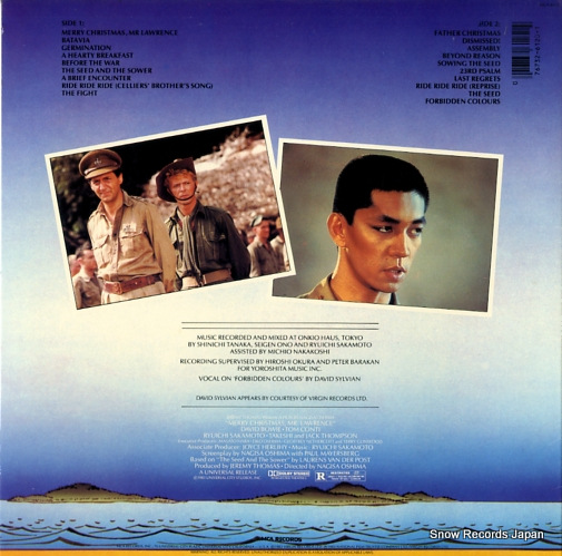 SAKAMOTO, RYUICHI merry christmas mr. lawrence MCA-6125