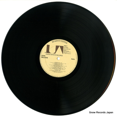 MCLEAN, DON solo UA-LA652-H2