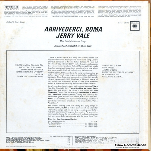 VALE, JERRY arrivederci, roma CS8755