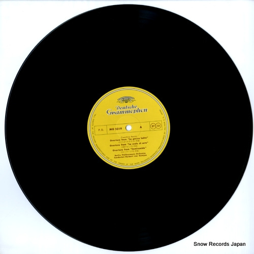 KARAJAN, HERBERT VON rossini; overtures MG2319