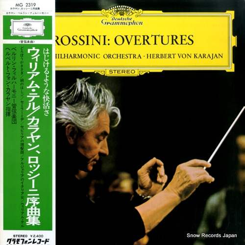 KARAJAN, HERBERT VON rossini; overtures MG2319