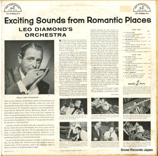 DIAMOND, LEO exciting sounds from romantic places ABC-268