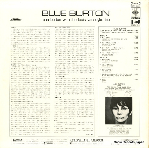 BURTON, ANN blue burton SONP50220