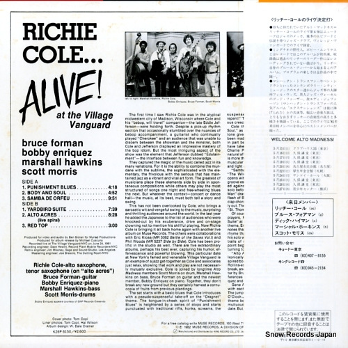COLE, RICHIE alive! at the village vanguard K26P6150