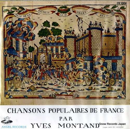 MONTAND, YVES chansons populaires de france OV1004
