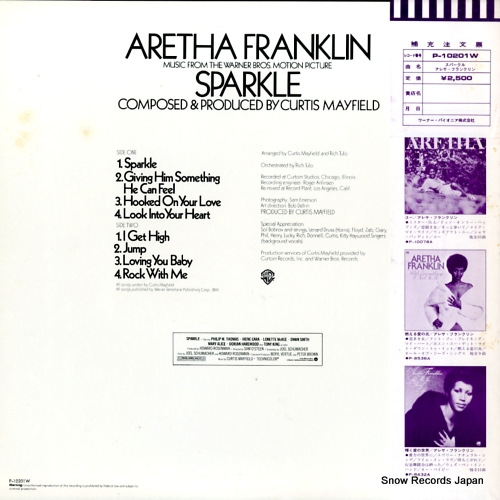 FRANKLIN, ARETHA sparkle P-10201W