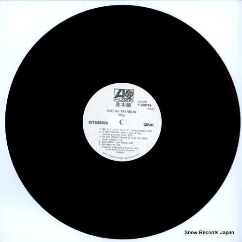 FRANKLIN, ARETHA you P-10078A