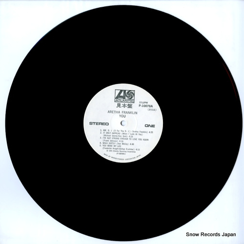 FRANKLIN, ARETHA you P-10078A