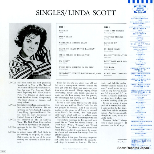 SCOTT, LINDA singles P-11574
