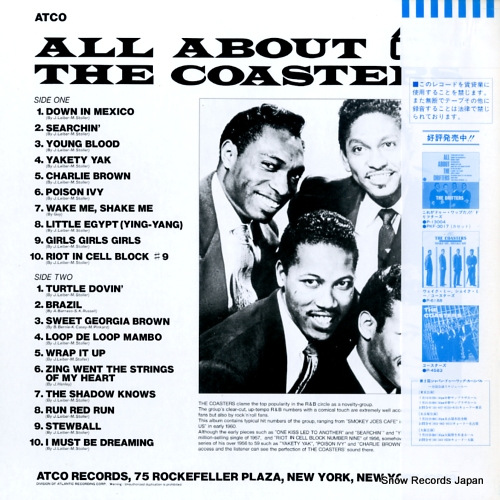 COASTERS, THE all about the coasters P-13013
