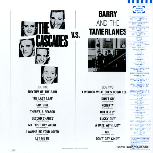 CASCADES, THE / BARRY AND THE TAMERLANES the cascades v.s. barry and the tamerlanes P-11579