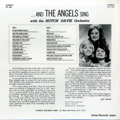 󥸥륹 ...and the angels sing SLP1001