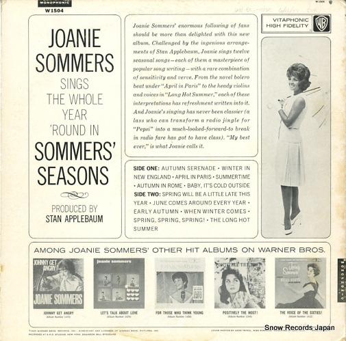 SOMMERS, JOANIE sommers' seasons W1504