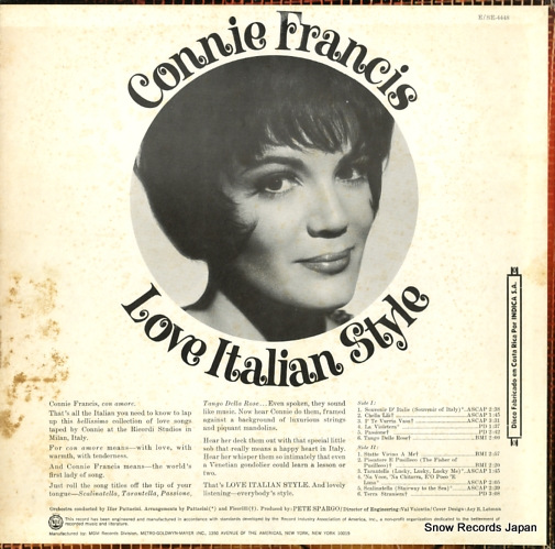 FRANCIS, CONNIE love italian style SE-4448