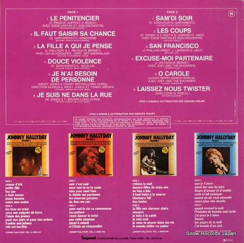 HALLYDAY, JOHNNY johnny hallyday 6886104