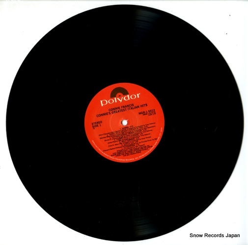 FRANCIS, CONNIE connie's greatest italian hits MGB-1-5412