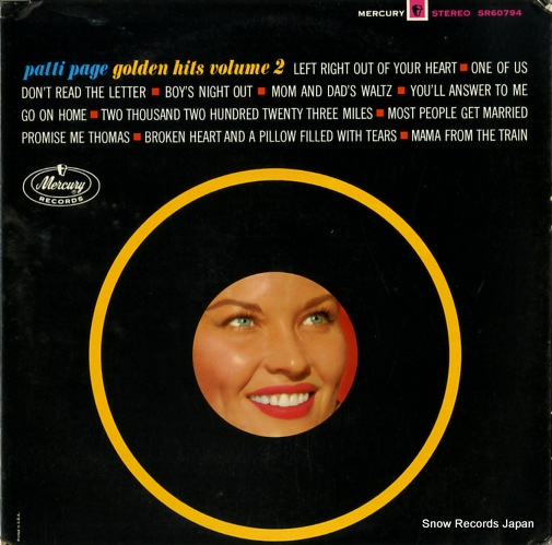 PAGE, PATTI golden hits vol.2 SR60794