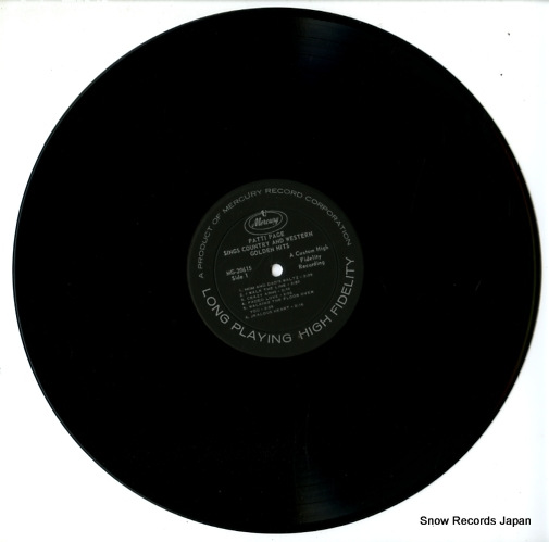 PAGE, PATTI sings country and western golden hits MG20615