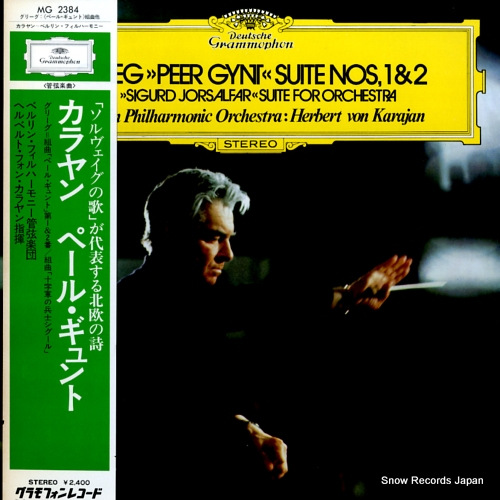 KARAJAN, HERBERT VON grieg; 