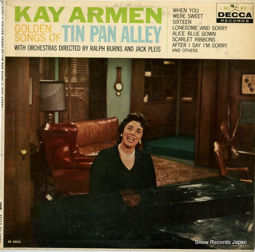  golden songs of tin pan alley DL8835
