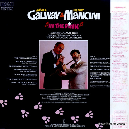 GALWAY, JAMES, AND HENRY MANCHINI in the pink RPL-8281