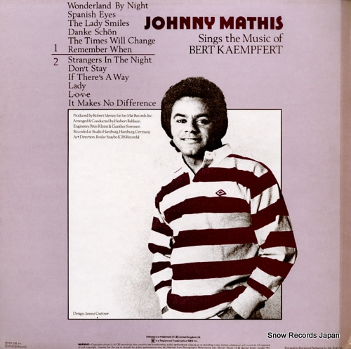 MATHIS, JOHNNY sings the music of bert kaempfert CBS31518
