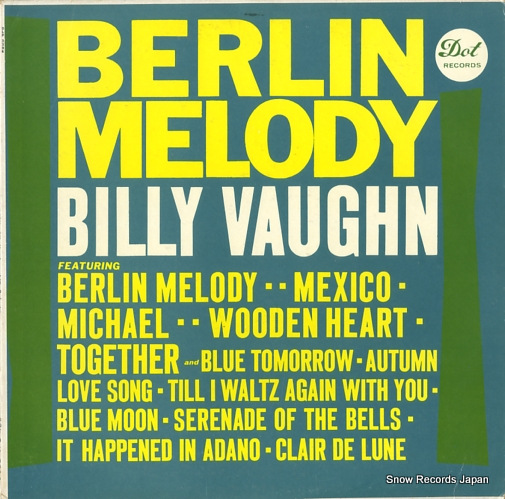 VAUGHN, BILLY berlin melody DLP3396