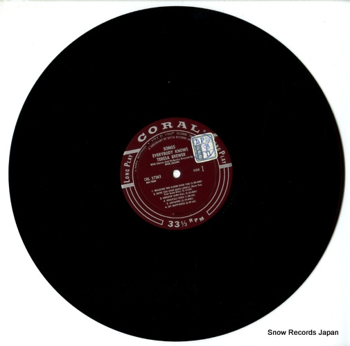 BREWER, TERESA songs everybody knows CRL57361
