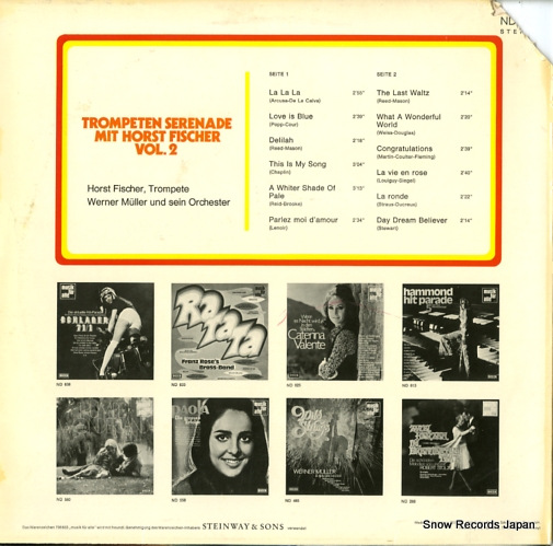 FISCHER, HORST trompeten serenade mit horst fischer ND680
