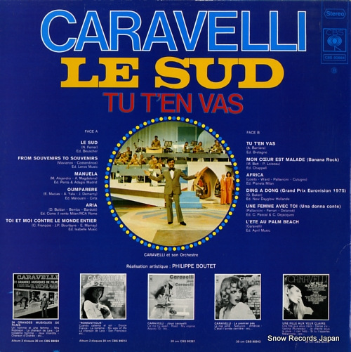 CARAVELLI le sud CBS80884