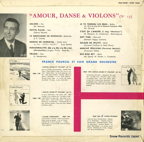 POURCEL, FRANCK amour, danse et violons no.13 GSDF103S