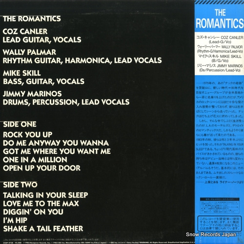 ROMANTICS, THE in heat 25AP2738