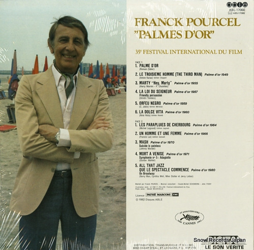 POURCEL, FRANCK palmes d'or ABL-17066