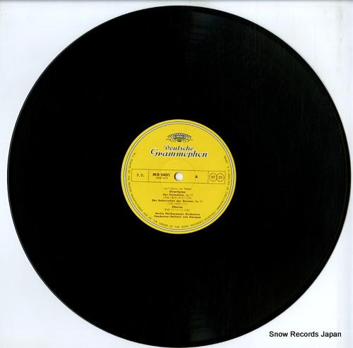 KARAJAN, HERBERT VON weber; overtures MG2401
