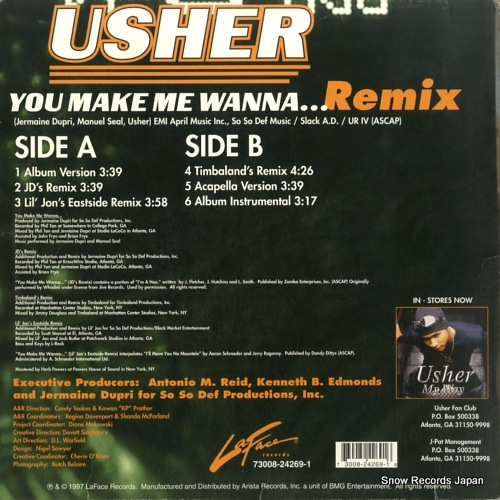 USHER you make me wanna... (remix) 73008-24269-1