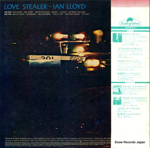 LLOYD, IAN love stealer C25Y0003