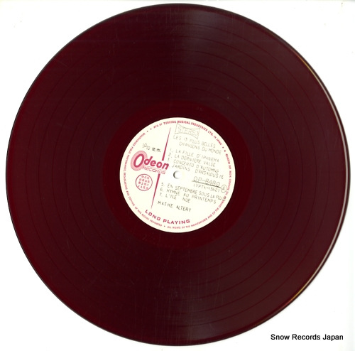 ALTRY, MATHE les 13 plus belles chansons du monde OP.8489