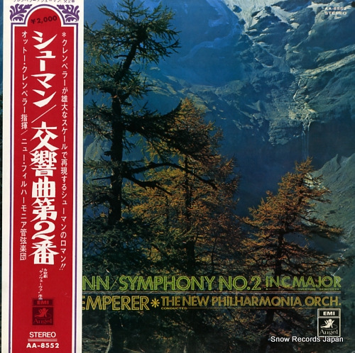 KLEMPERER, OTTO schumann; symphony no.2 in c major/overture 