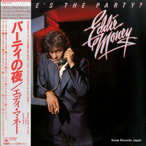 MONEY, EDDIE where's the party? 25AP2713