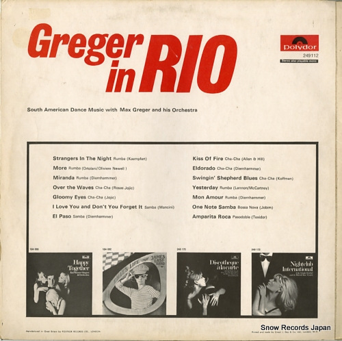 GREGER, MAX greger in rio 249112
