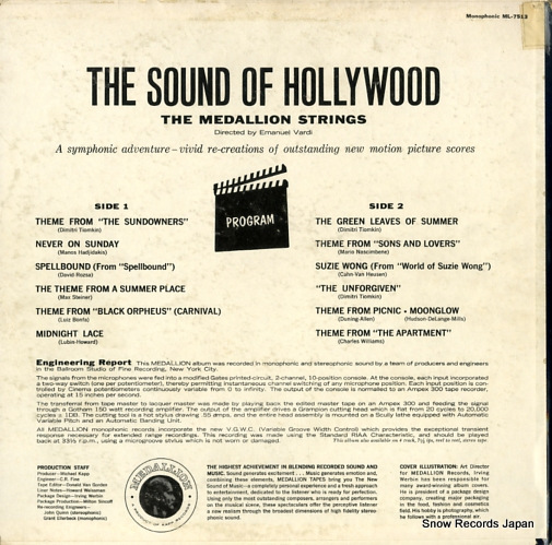 MEDALLION STRINGS the sound of hollywood ML-7513