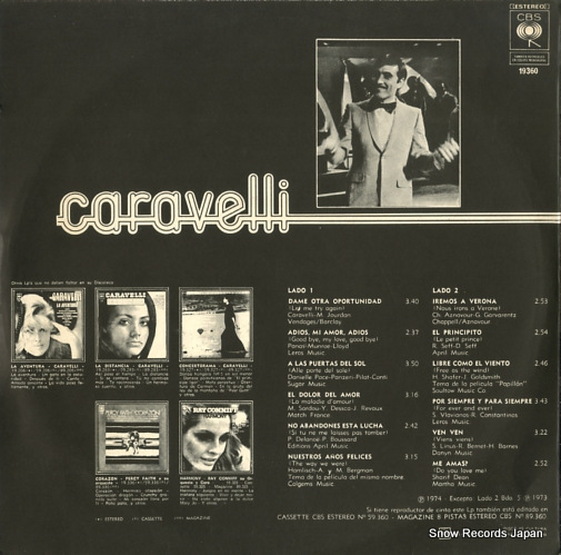 CARAVELLI a las puertas del sol CBS19360