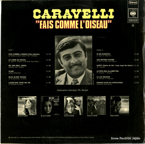 CARAVELLI fais comme l'oiseau CBS65530