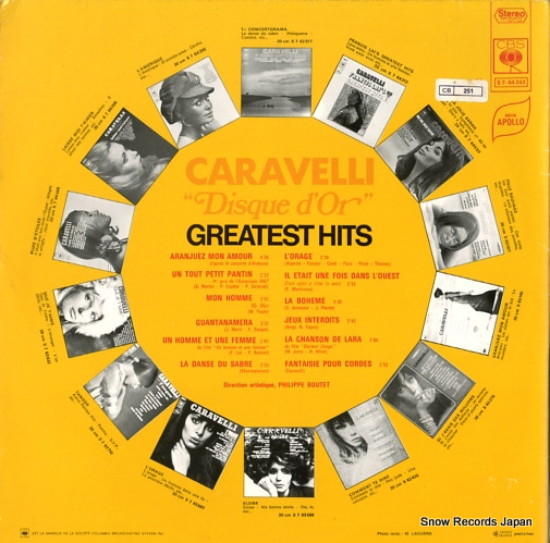 CARAVELLI disque d'or S764243