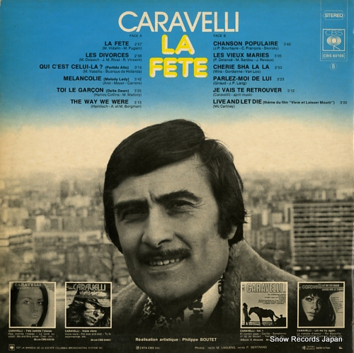 CARAVELLI la fete CBS80100